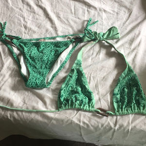 Green Victoria's Secret Bikini